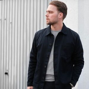 ASKET the over shirt Mens workwear size L short black‎